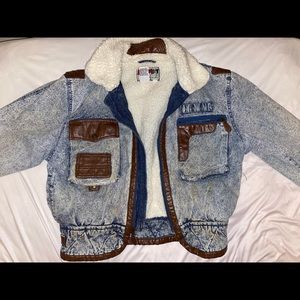 Vintage East West Moto look coat